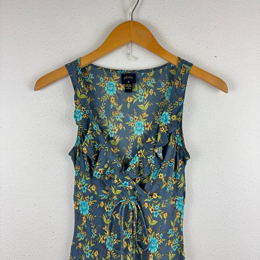 VTG Plenty by Tracy Reese Floral Silk Sundress Y2K - Picture 2 of 5